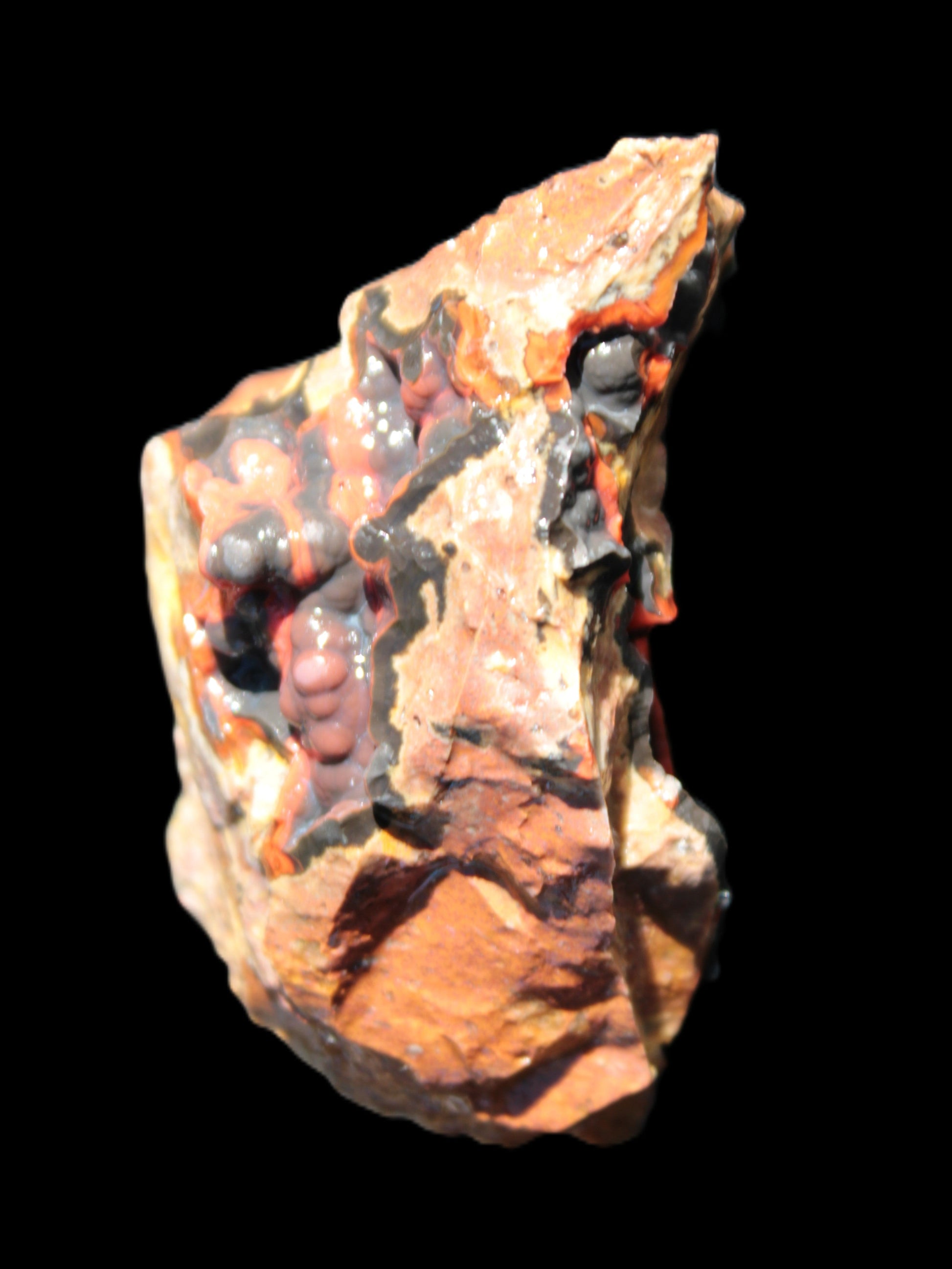 Warring States Carnelian Agate geode 53*50*29mm 90g Rocks and Things Store