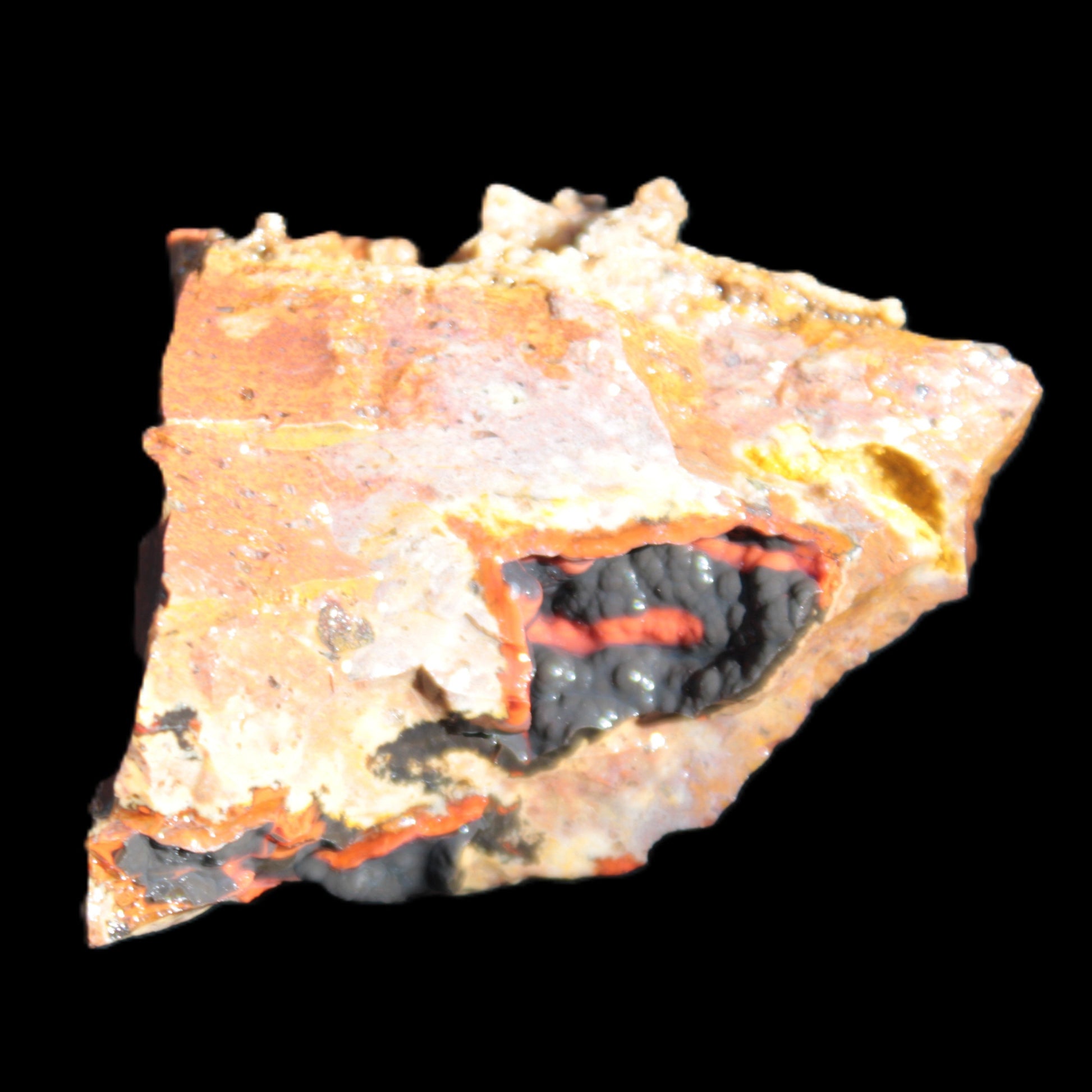 Warring States Carnelian Agate geode 53*50*29mm 90g Rocks and Things Store