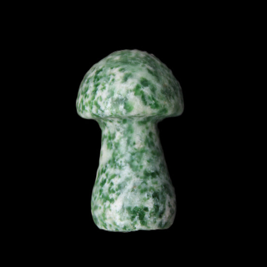 Moss Agate mushroom 35*21*21mm 22g in sunlight - Rocks and Things Store