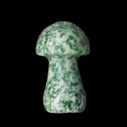 Moss Agate mushroom 35*21*21mm 22g in sunlight - Rocks and Things Store