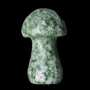 Moss Agate mushroom 35*21*21mm 22g in sunlight - Rocks and Things Store