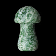 Moss Agate mushroom 35*21*21mm 22g in sunlight - Rocks and Things Store