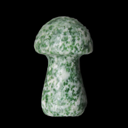 Moss Agate mushroom 35*21*21mm 22g in sunlight - Rocks and Things Store
