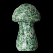 Moss Agate mushroom 35*21*21mm 22g in sunlight - Rocks and Things Store