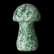 Moss Agate mushroom 35*21*21mm 22g in sunlight - Rocks and Things Store