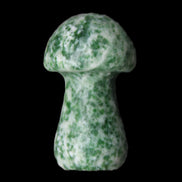 Moss Agate mushroom 35*21*21mm 22g in sunlight - Rocks and Things Store