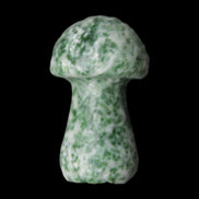 Moss Agate mushroom 35*21*21mm 22g in sunlight - Rocks and Things Store