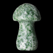 Moss Agate mushroom 35*21*21mm 22g in sunlight - Rocks and Things Store