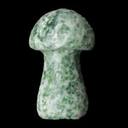 Moss Agate mushroom 35*21*21mm 22g in sunlight - Rocks and Things Store