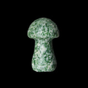 Moss Agate mushroom 35*21*21mm 22g in sunlight - Rocks and Things Store