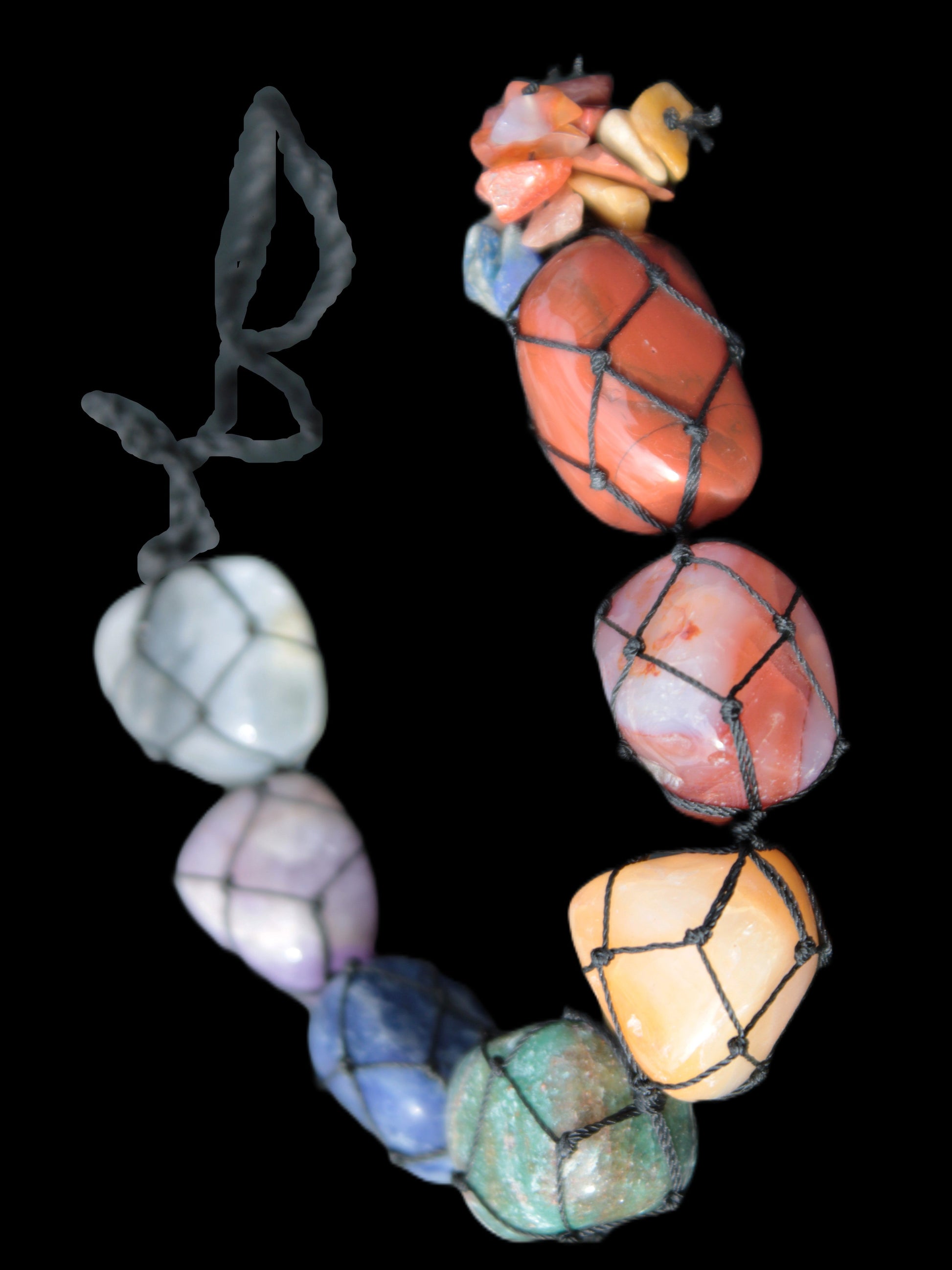 Seven Chakra Hanging ornament 300mm 100g Rocks and Things Store
