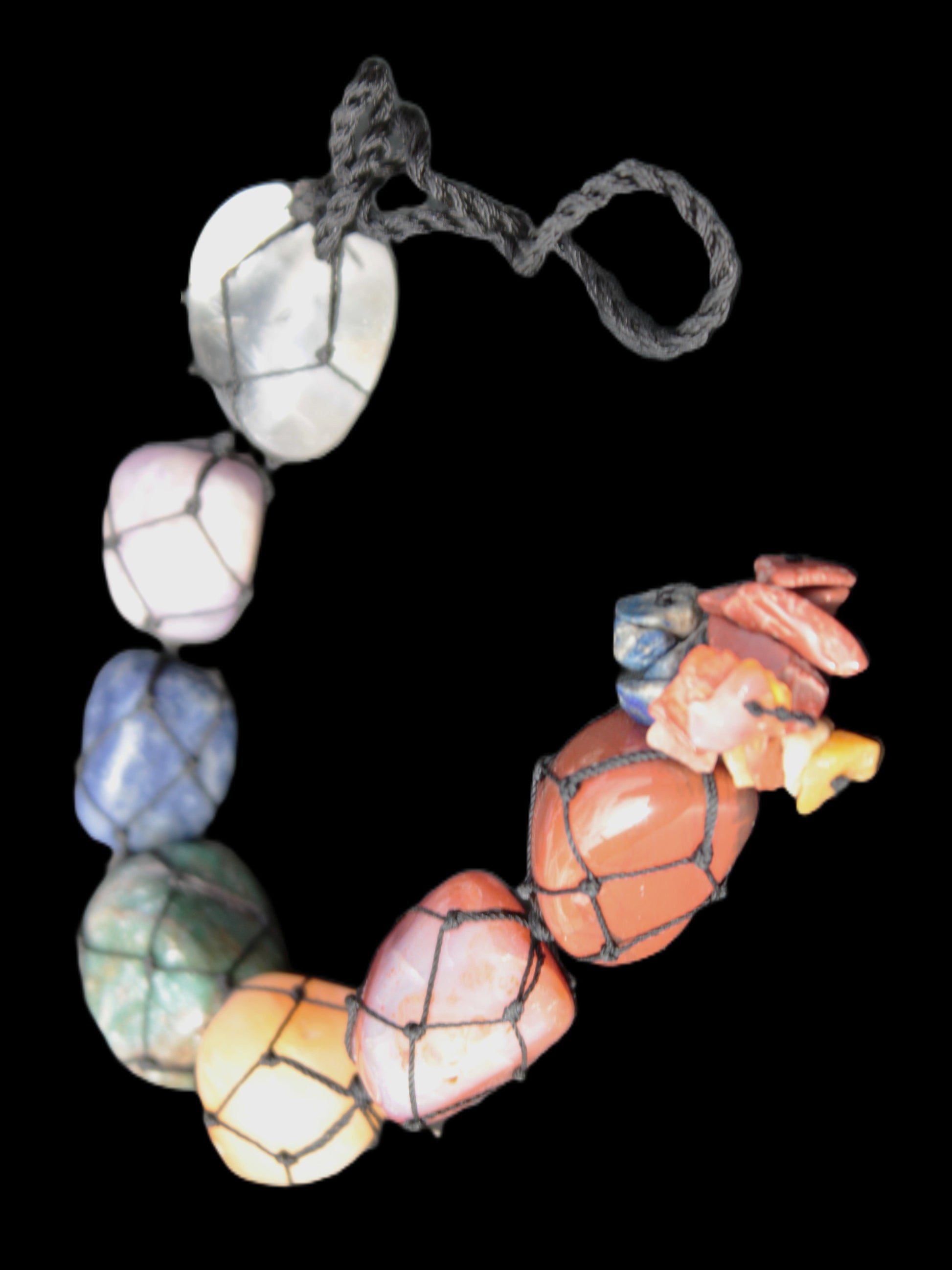 Seven Chakra Hanging ornament 300mm 100g Rocks and Things Store