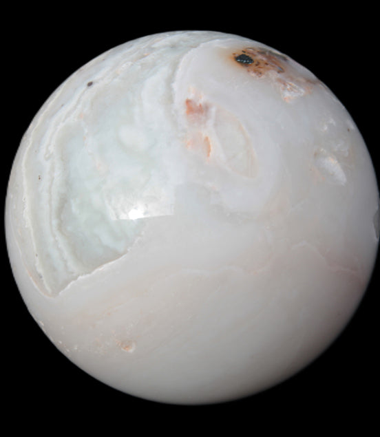 Pink Crazy Lace Agate sphere 70mm 464g Rocks and Things Store