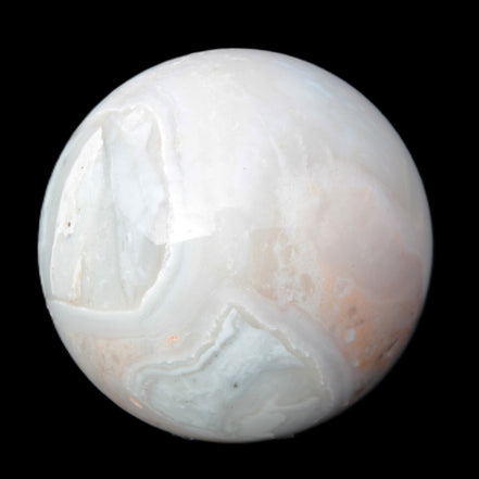 Pink Crazy Lace Agate sphere 70mm 464g Rocks and Things Store