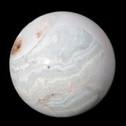 Pink Crazy Lace Agate sphere 70mm 464g Rocks and Things Store