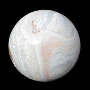 Pink Crazy Lace Agate sphere 70mm 464g Rocks and Things Store