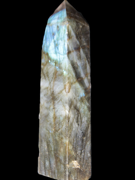 Labradorite obelisk 42*23*143mm 318g Rocks and Things Store
