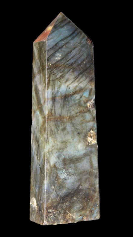 Labradorite obelisk 42*23*143mm 318g Rocks and Things Store