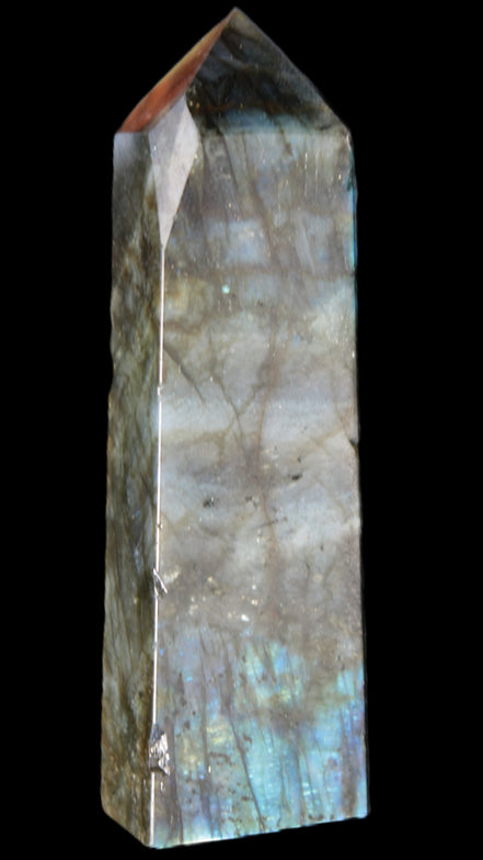 Labradorite obelisk 42*23*143mm 318g Rocks and Things Store