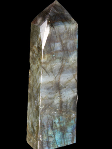 Labradorite obelisk 42*23*143mm 318g Rocks and Things Store