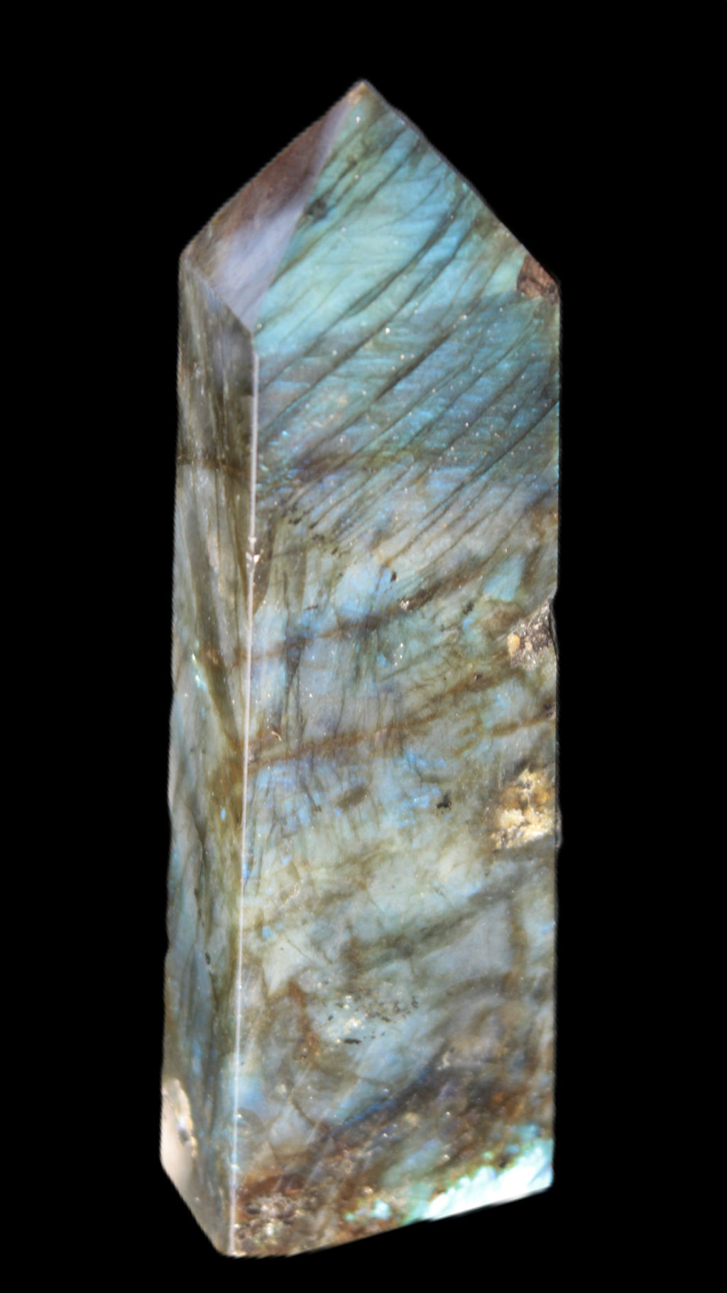 Labradorite obelisk 42*23*143mm 318g Rocks and Things Store