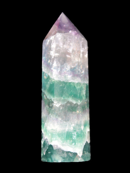 Rainbow Fluorite obelisk 25*88mm 115g Rocks and Things Store