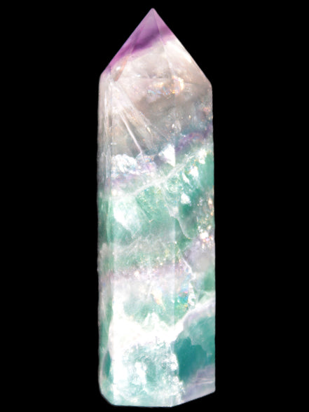 Rainbow Fluorite obelisk 25*88mm 115g Rocks and Things Store