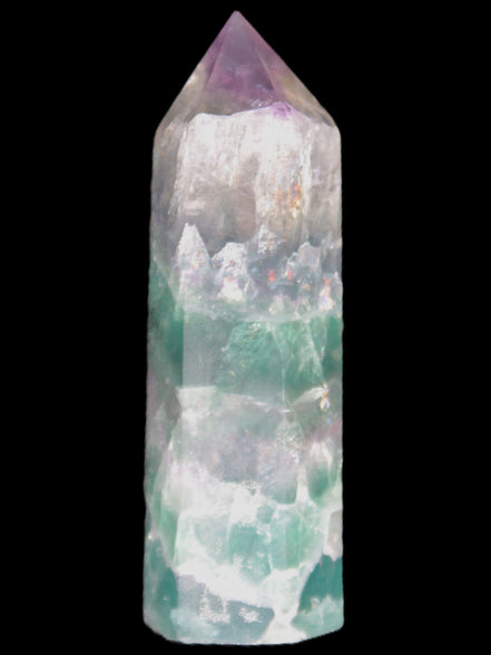 Rainbow Fluorite obelisk 25*88mm 115g Rocks and Things Store