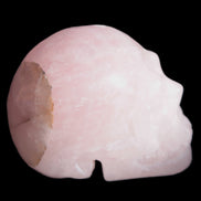Pink Rose Quartz skull 74*42*54mm 285g Rocks and Things Store