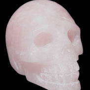 Pink Rose Quartz skull 74*42*54mm 285g Rocks and Things Store