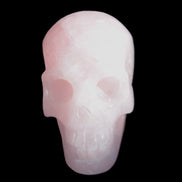 Pink Rose Quartz skull 74*42*54mm 285g Rocks and Things Store