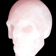 Pink Rose Quartz skull 74*42*54mm 285g Rocks and Things Store