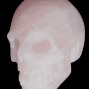 Pink Rose Quartz skull 74*42*54mm 285g Rocks and Things Store