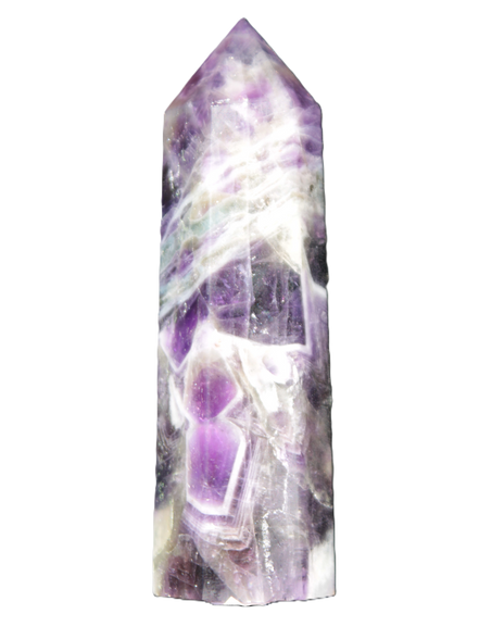 Chevron Amethyst wand 87*23mm 87.6g Rocks and Things Store