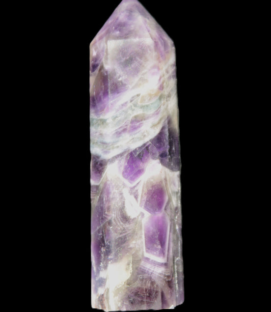 Chevron Amethyst wand 87*23mm 87.6g Rocks and Things Store
