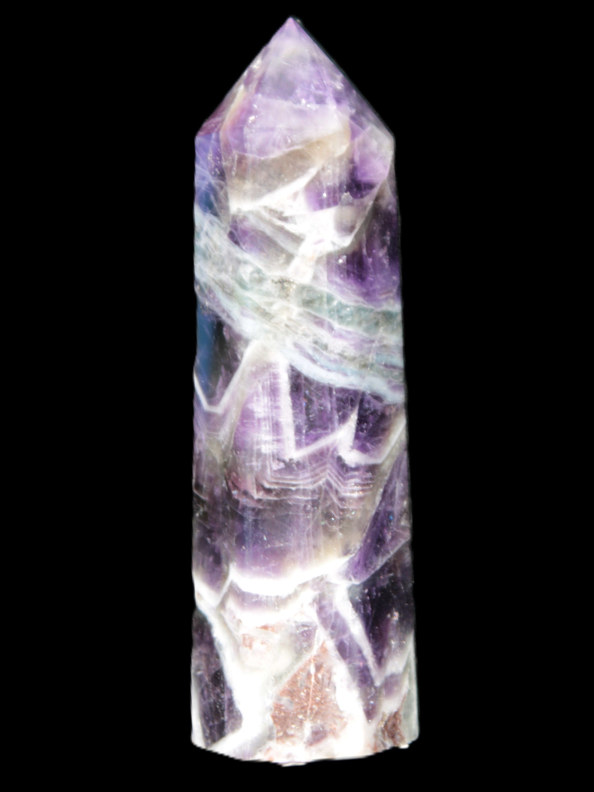 Chevron Amethyst wand 87*23mm 87.6g Rocks and Things Store