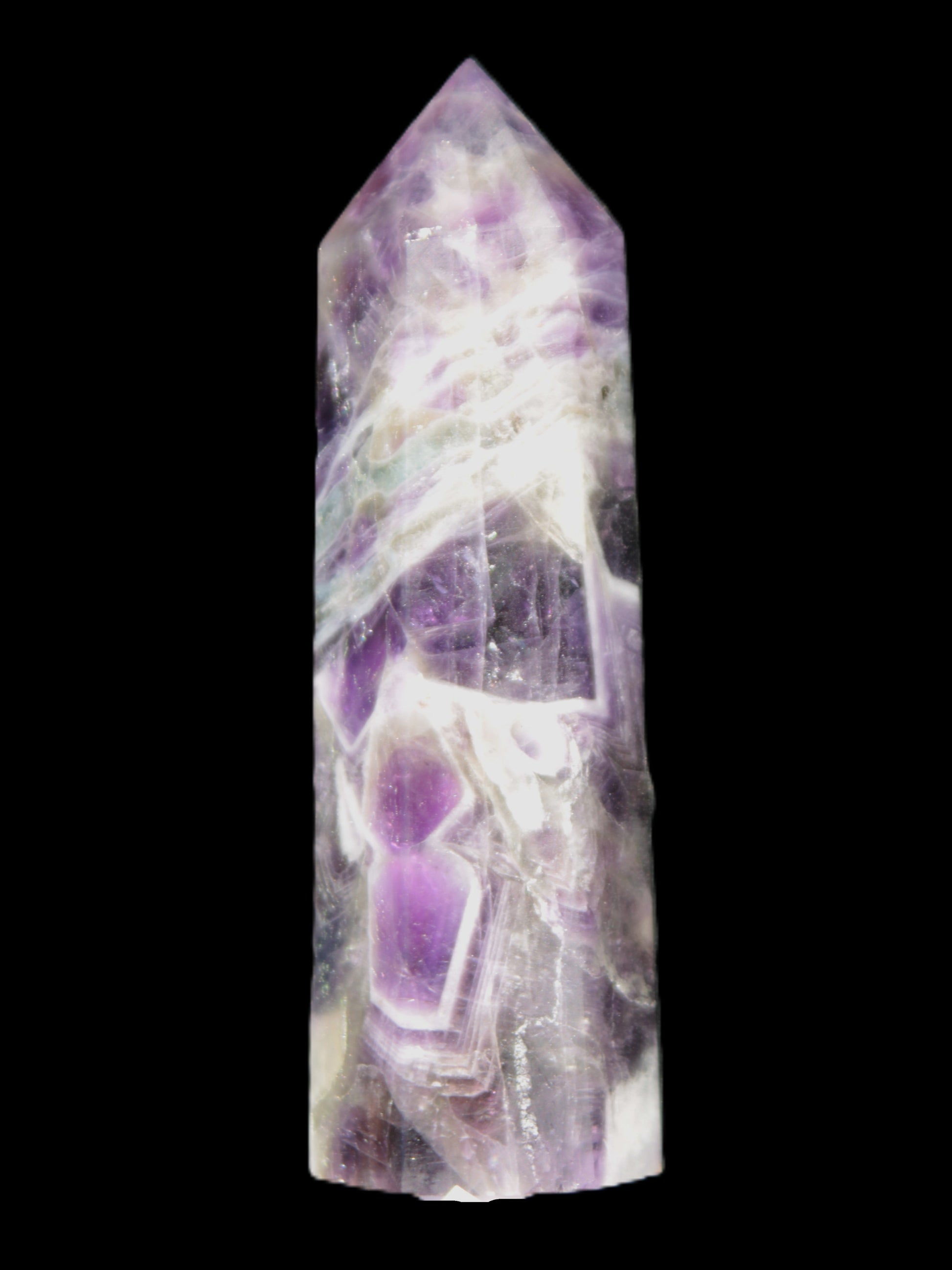 Chevron Amethyst wand 87*23mm 87.6g Rocks and Things Store