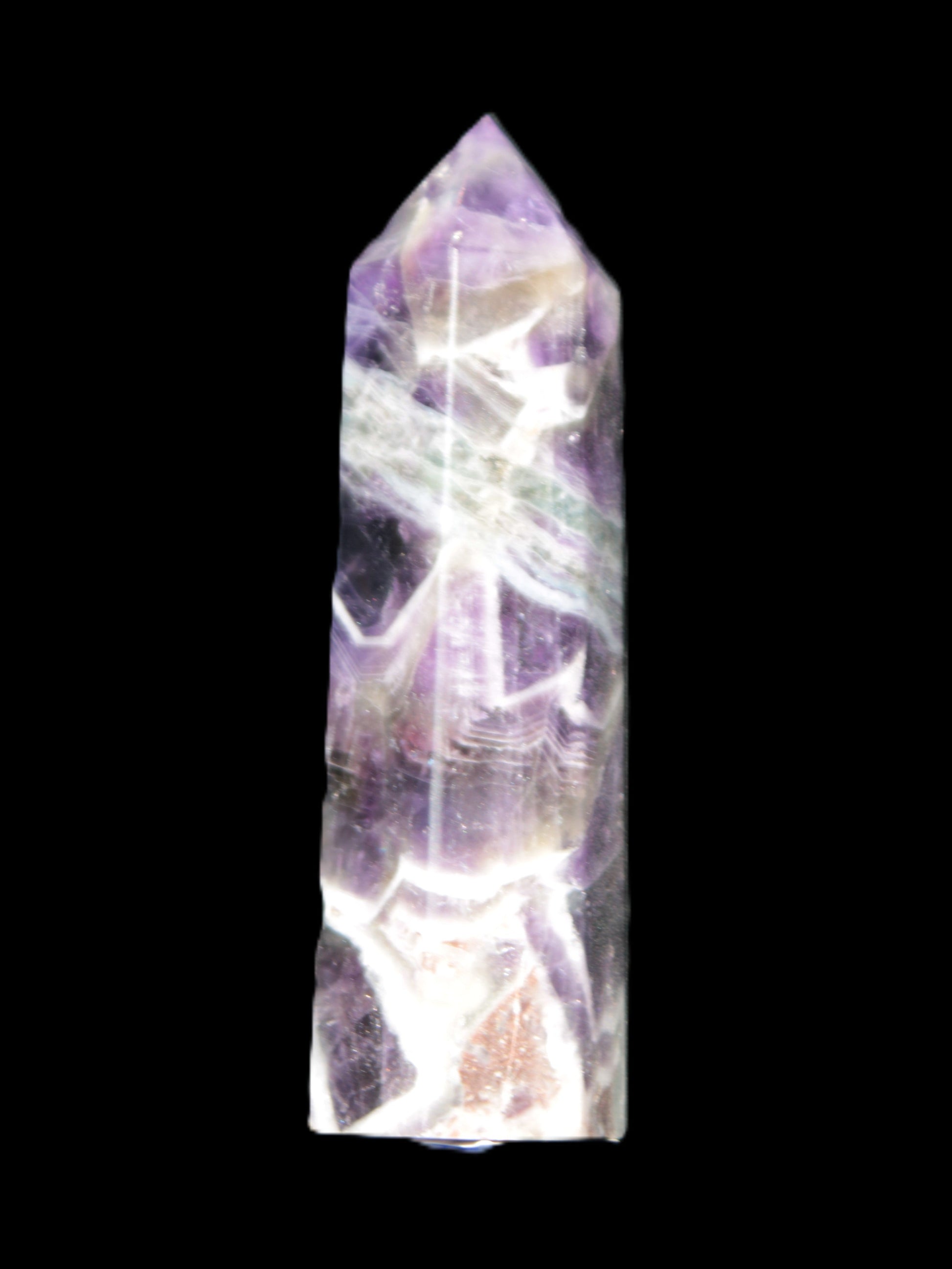 Chevron Amethyst wand 87*23mm 87.6g Rocks and Things Store