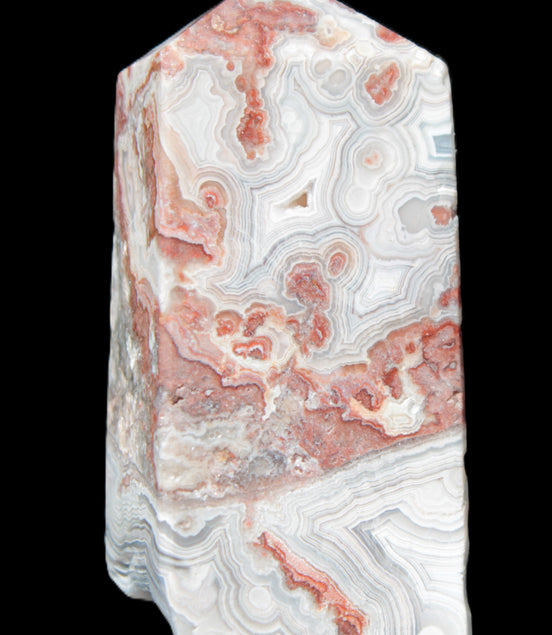 Crazy Lace Agate wand from Mexico 60mm 69g Rocks and Things Store