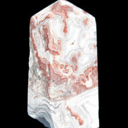 Crazy Lace Agate wand from Mexico 60mm 69g in sunlight - Rocks and Things Store