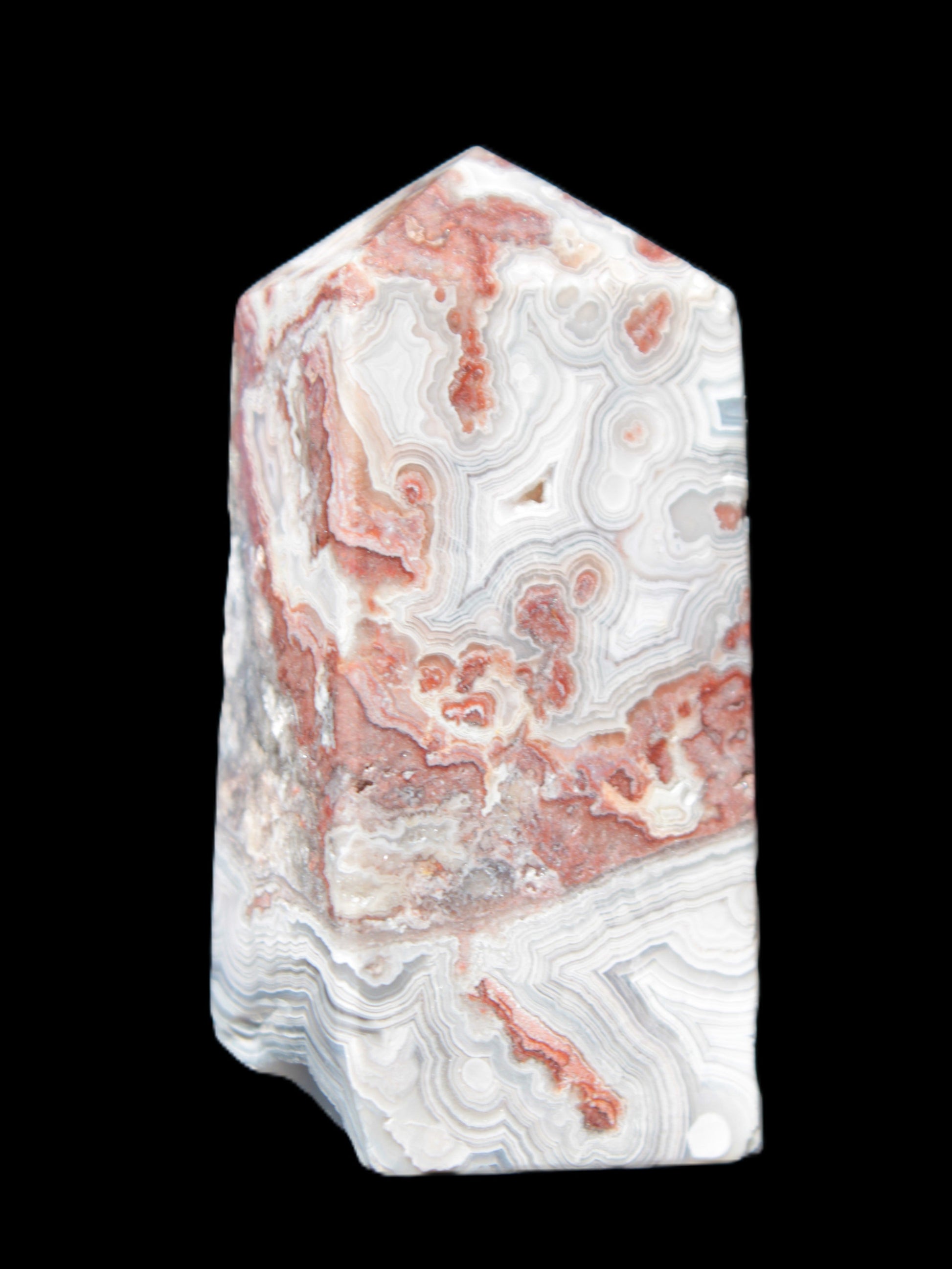 Crazy Lace Agate wand from Mexico 60mm 69g Rocks and Things Store