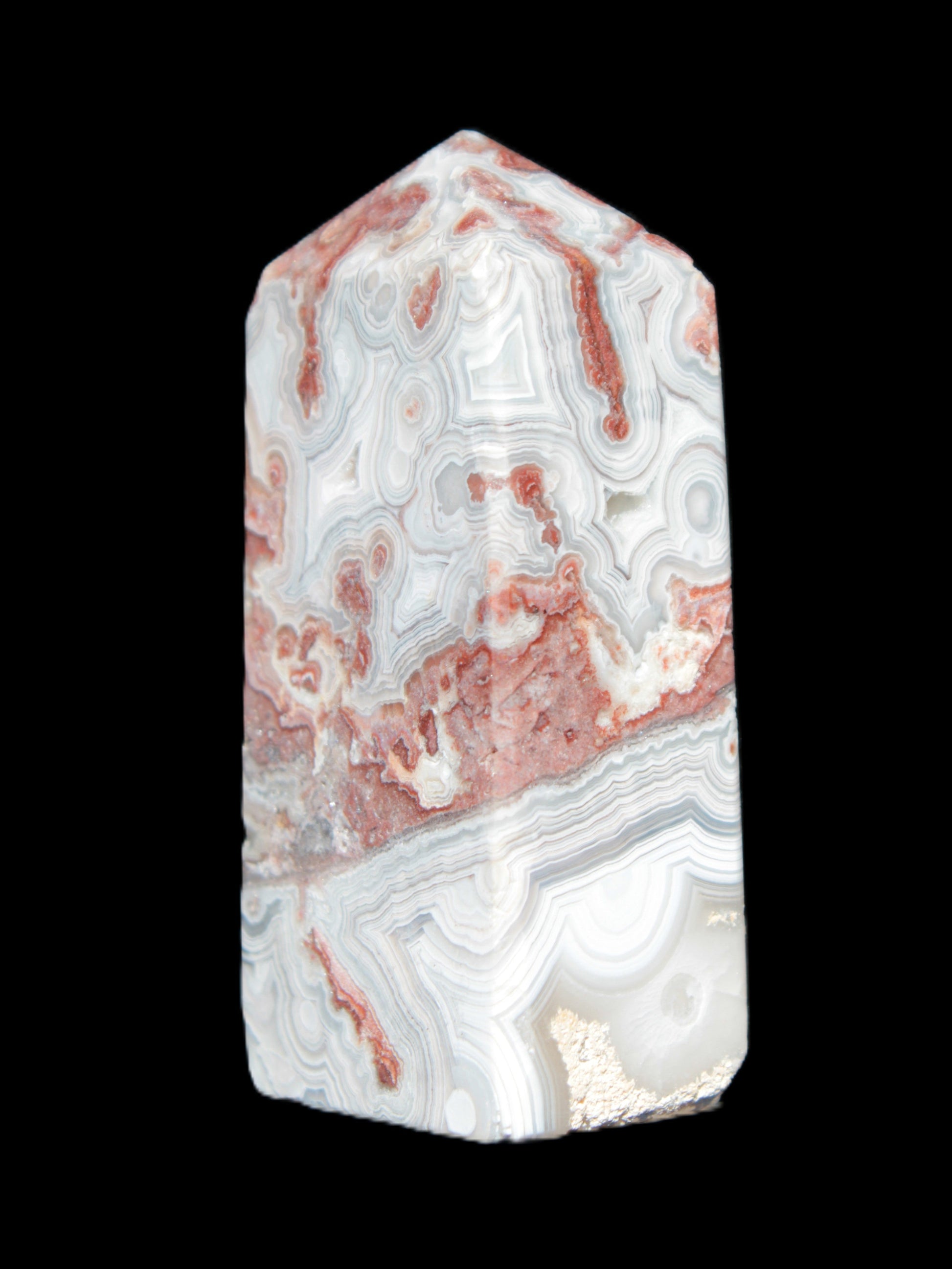 Crazy Lace Agate wand from Mexico 60mm 69g Rocks and Things Store