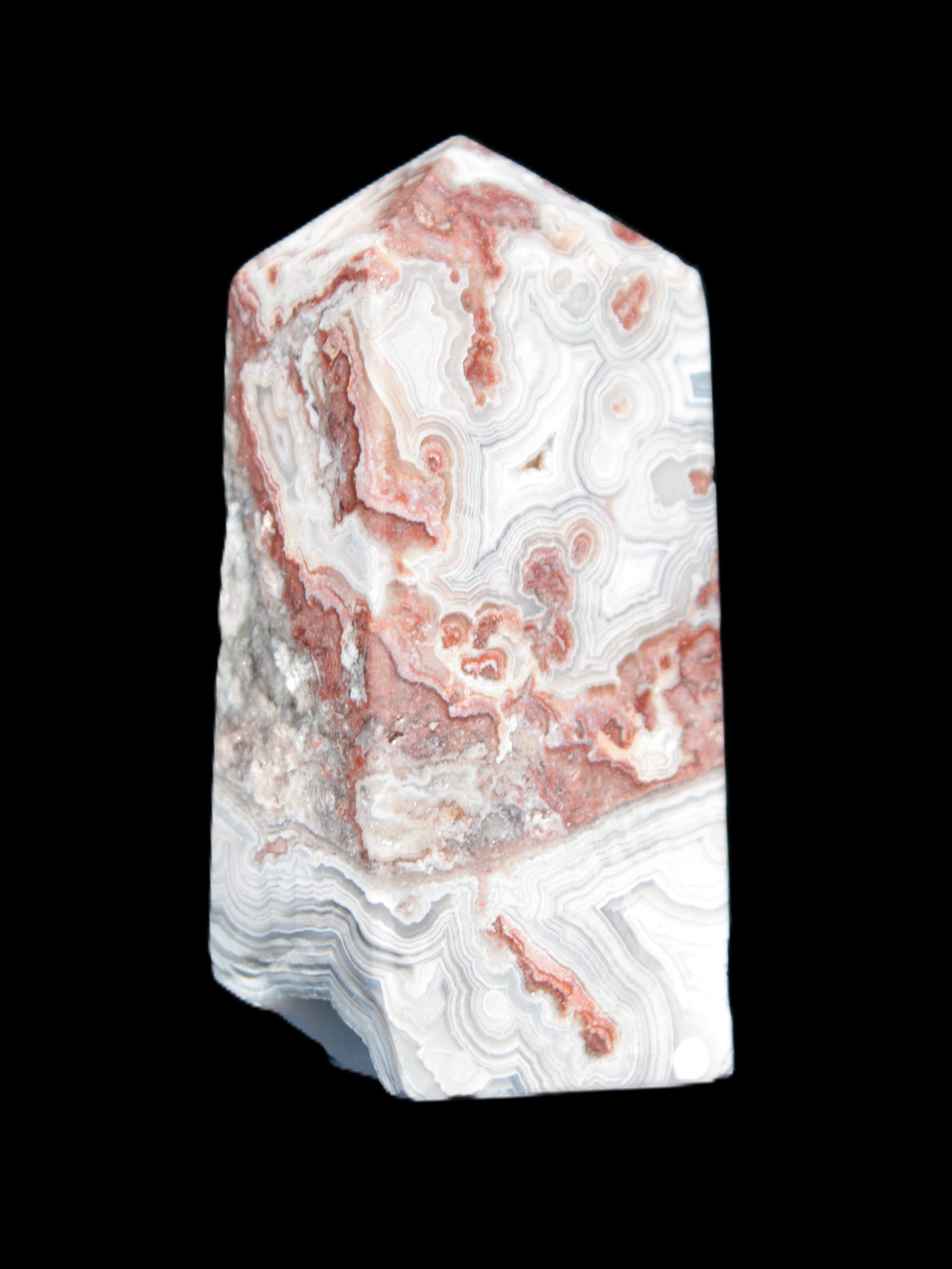 Crazy Lace Agate wand from Mexico 60mm 69g Rocks and Things Store