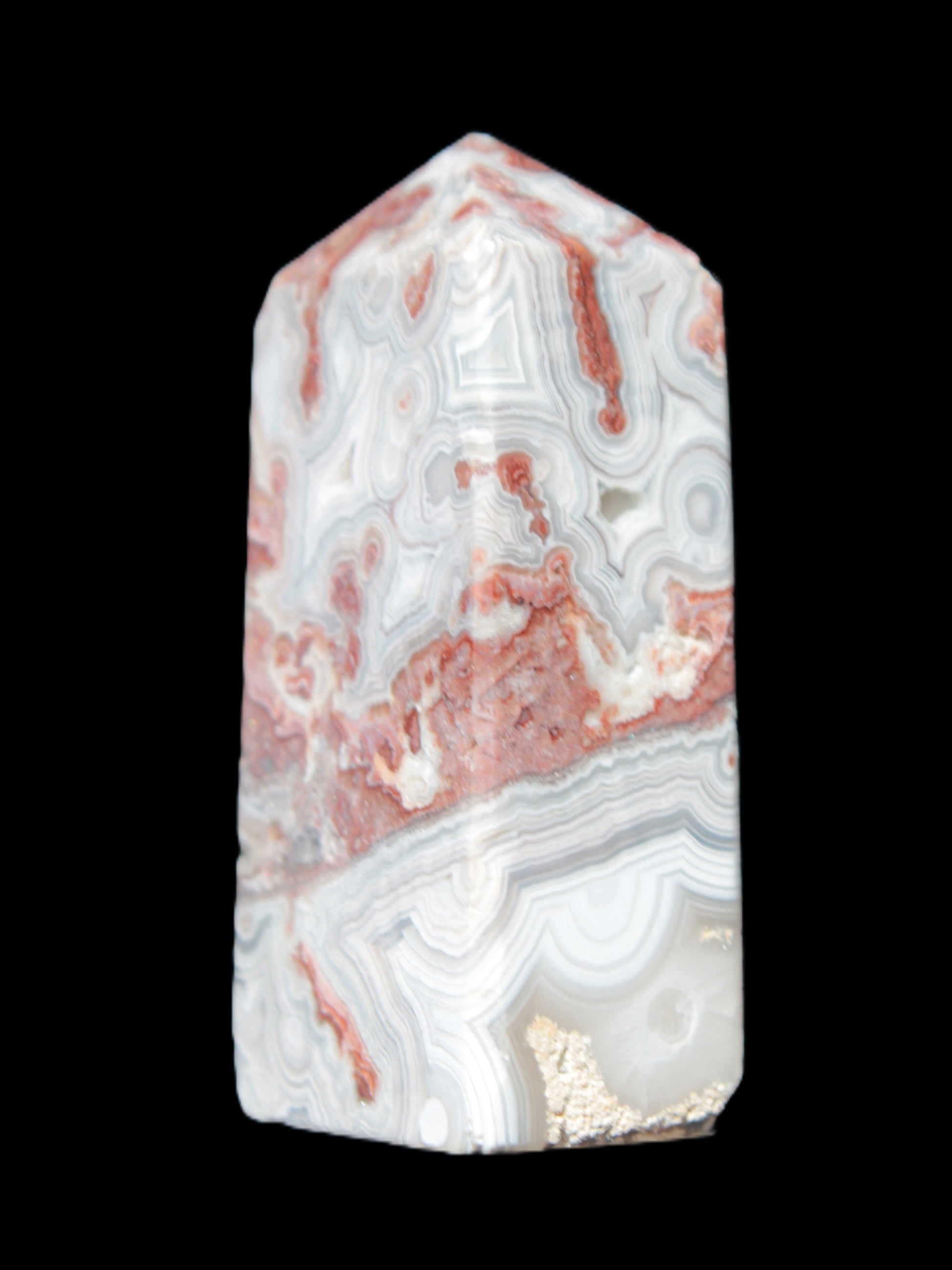 Crazy Lace Agate wand from Mexico 60mm 69g Rocks and Things Store