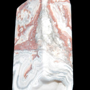 Crazy Lace Agate wand from Mexico 60mm 69g in sunlight - Rocks and Things Store