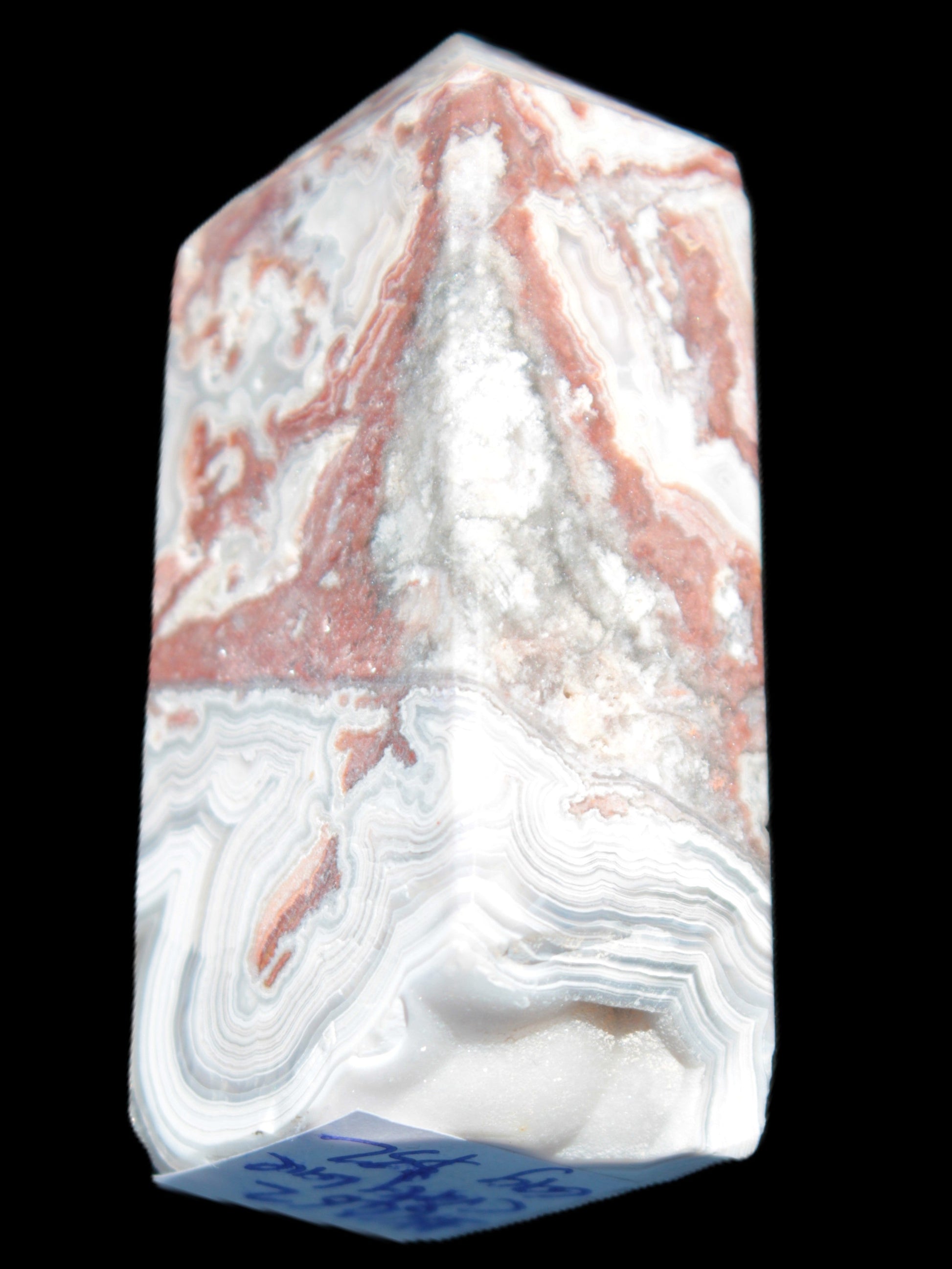 Crazy Lace Agate wand from Mexico 60mm 69g Rocks and Things Store
