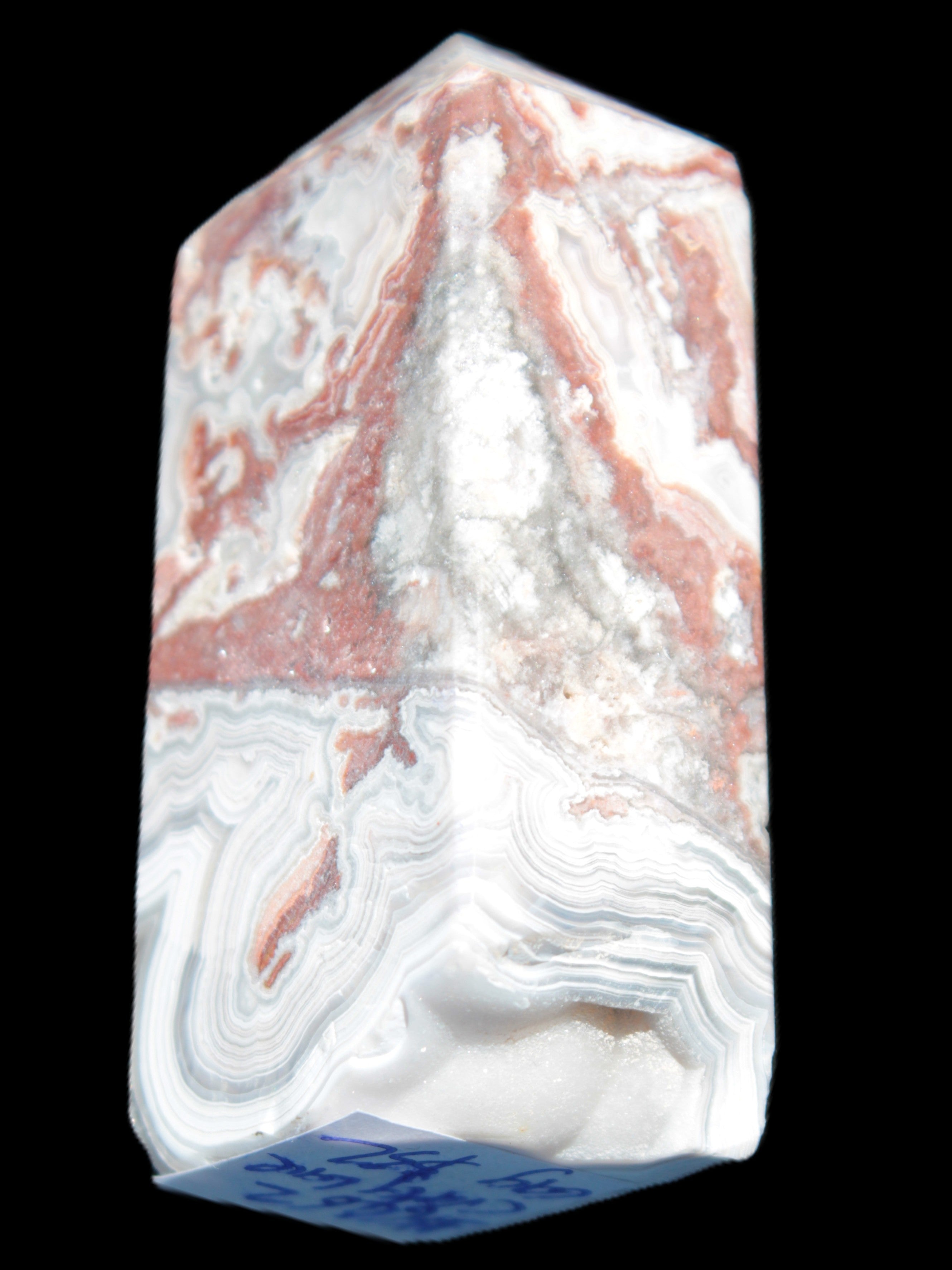 Crazy Lace Agate wand from Mexico 60mm 69g Rocks and Things Store
