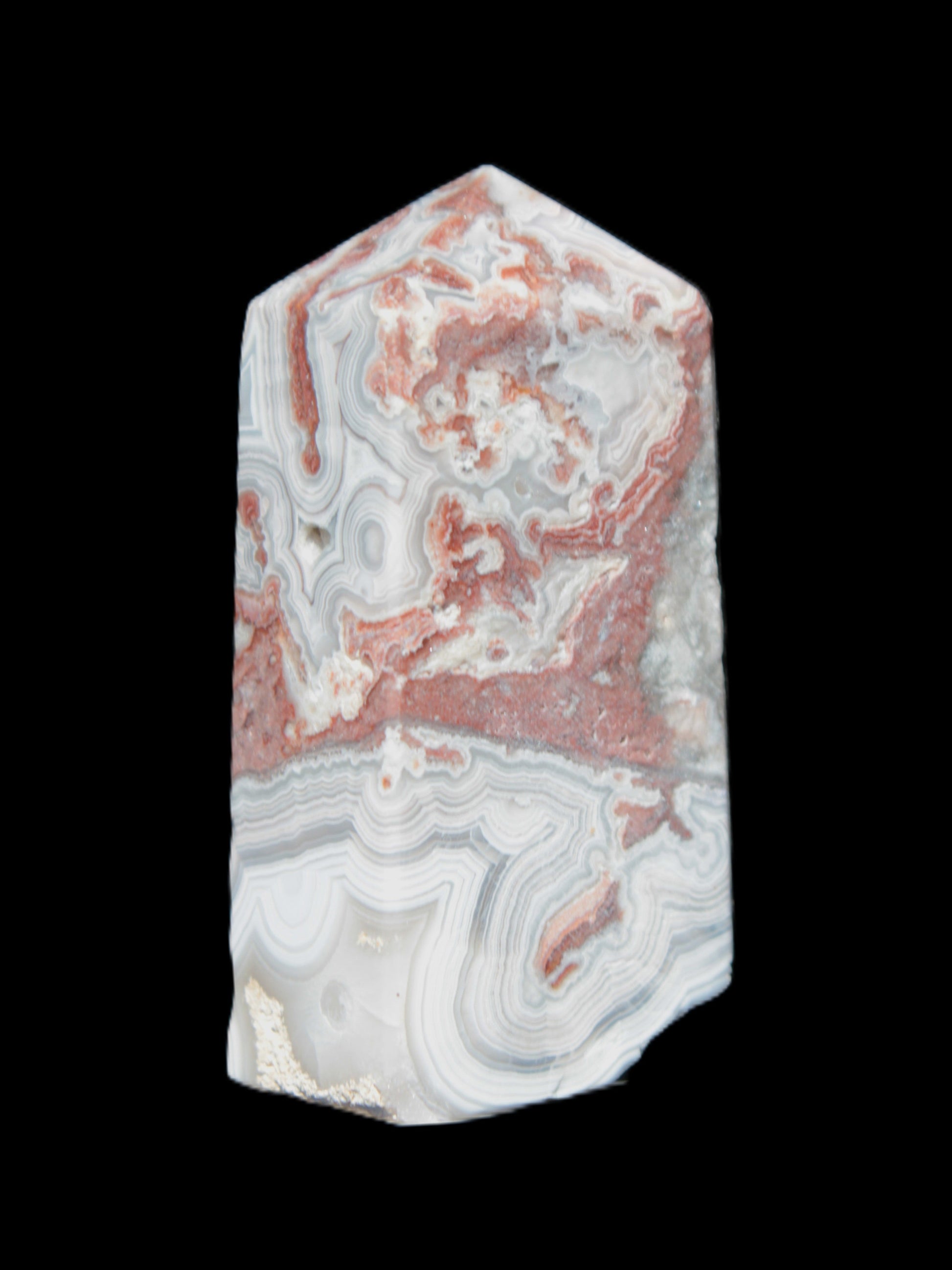 Crazy Lace Agate wand from Mexico 60mm 69g Rocks and Things Store