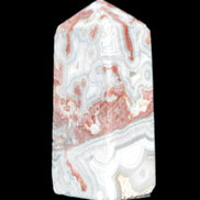 Crazy Lace Agate wand from Mexico 60mm 69g in sunlight - Rocks and Things Store
