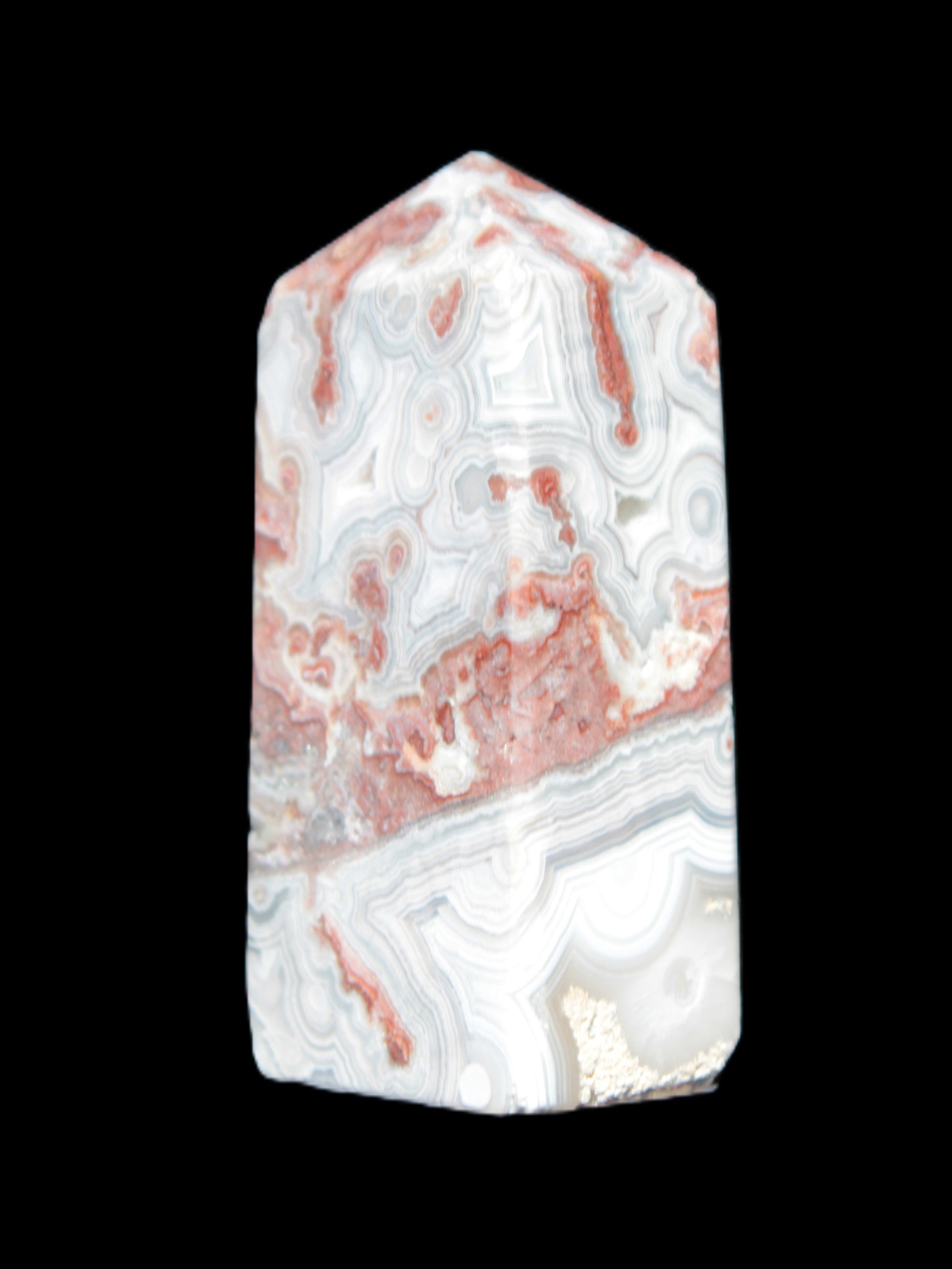 Crazy Lace Agate wand from Mexico 60mm 69g Rocks and Things Store